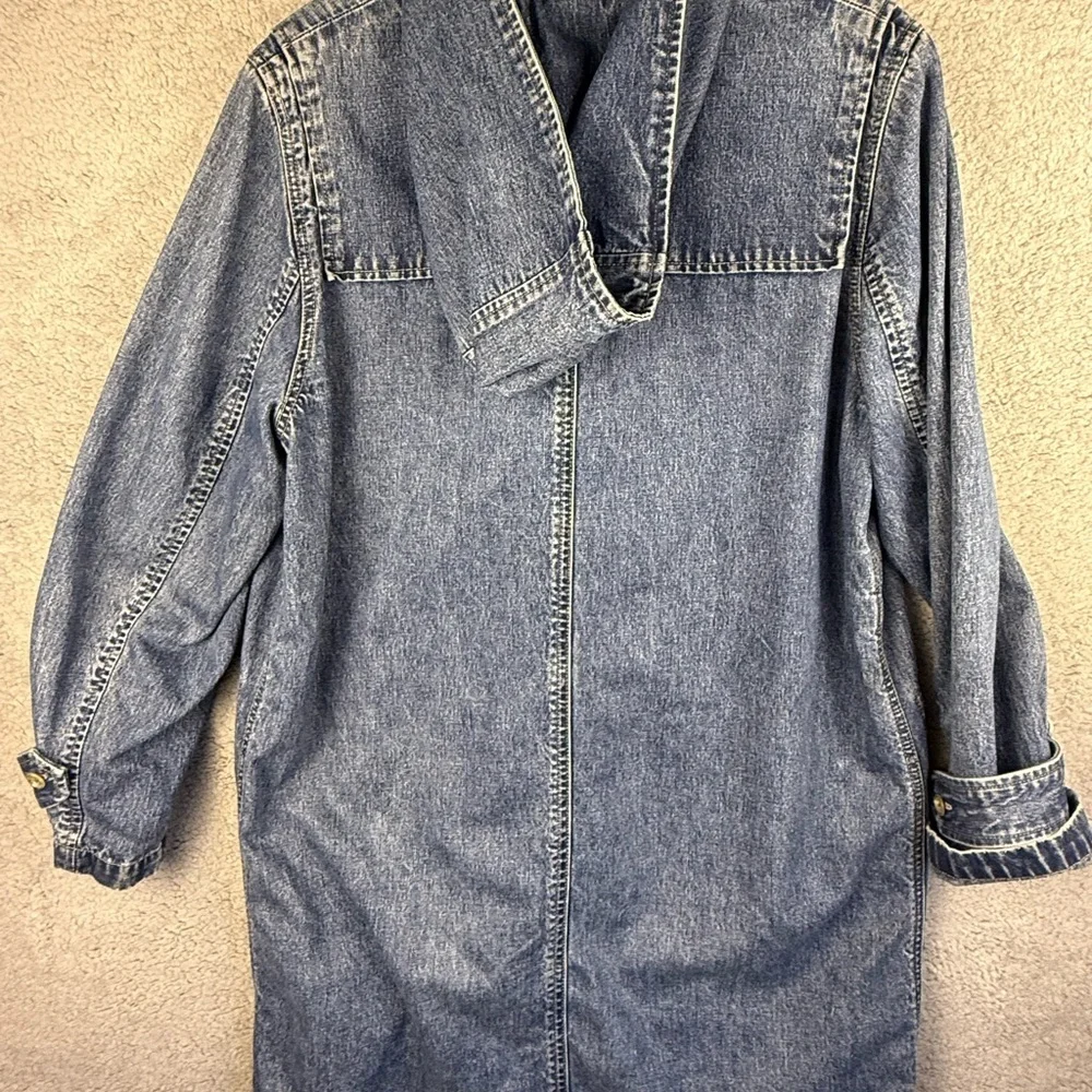 Ralph Lauren hooded Jean coat size small - Picture 6 of 13